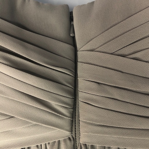 David's Bridal Elegant Gray Strapless Dress - Picture 10 of 11